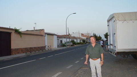 Alberto Lillo durante la visit&aacute; que realiz&oacute; a Las Casas
