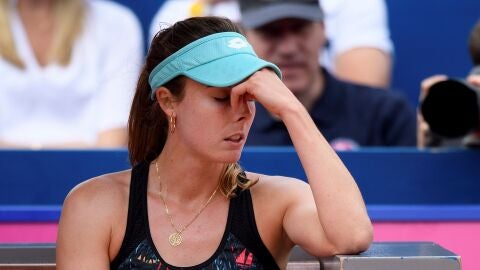 Aliz&eacute; Cornet en el US Open