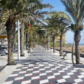Avenida San Bartolomé de Tirajana de la pedanía de Arenales del Sol de Elche. Avenida San Bartolomé de Tirajana de la pedanía de Arenales del Sol de Elche.
