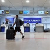 Mostradores de la aerolínea Ryanair