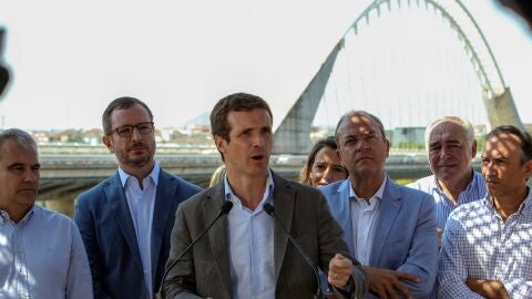 El presidente del Partido Popular, Pablo Casado