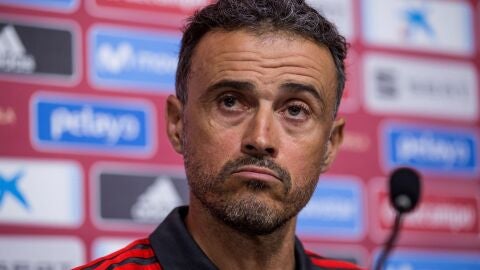 Luis Enrique en rueda de prensa