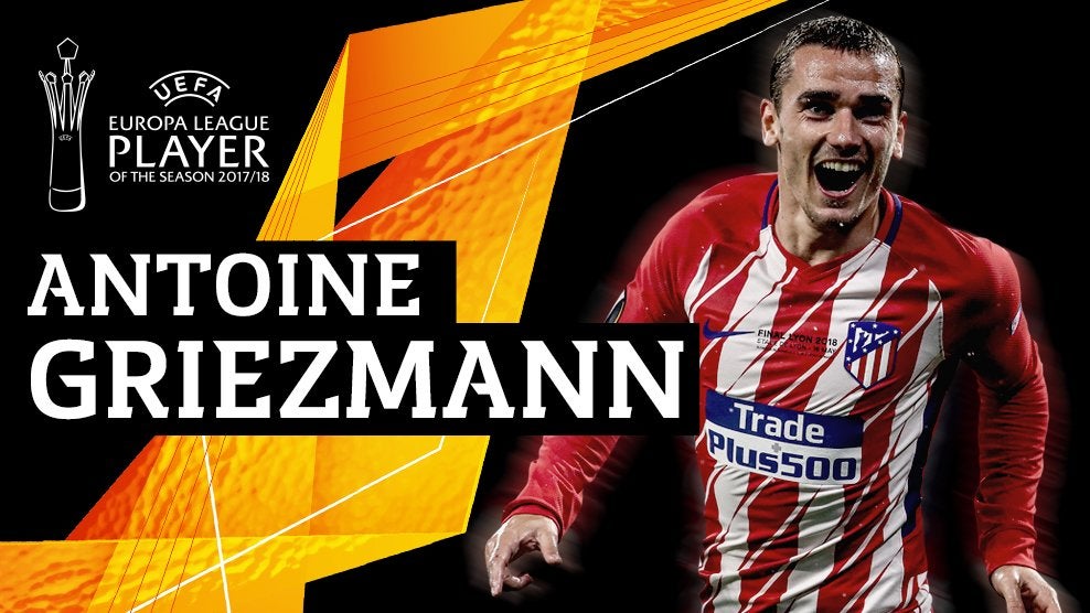 Griezmann, elegido mejor jugador de la Europa League Griezmann, elegido mejor jugador de la Europa League