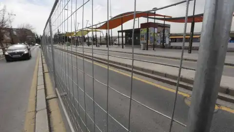 Botellódromo de Granada Vallado definitivo