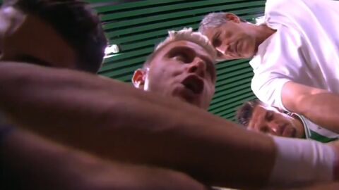 Joaqu&iacute;n motiva a sus compa&ntilde;eros antes del derbi contra el Sevilla