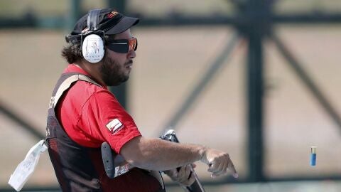 Alberto Fern&aacute;ndez, en plena competici&oacute;n