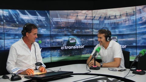 De la Morena con Julen Lopetegui.