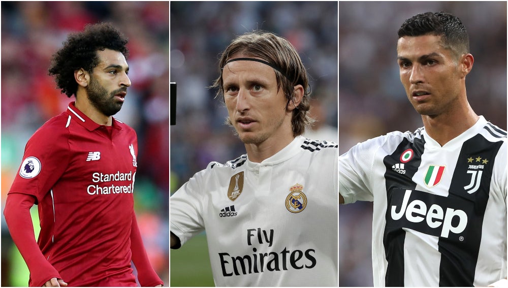 Modric, Cristiano Ronaldo y Salah, finalistas al premio 'The Best' Modric, Cristiano Ronaldo y Salah, finalistas al premio 'The Best'