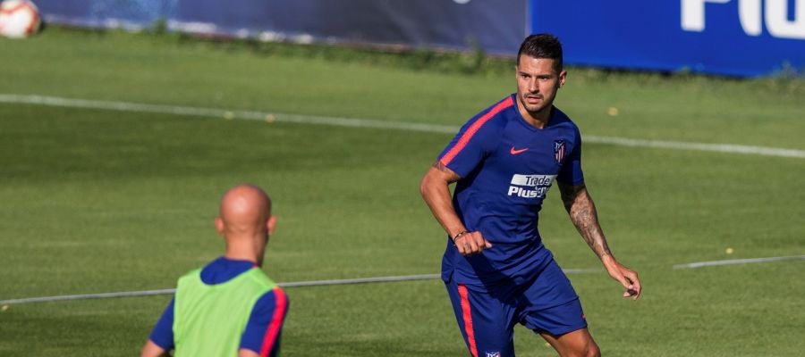 Vitolo regresa a los entrenamientos con el Atlético de Madrid Vitolo regresa a los entrenamientos con el Atlético de Madrid