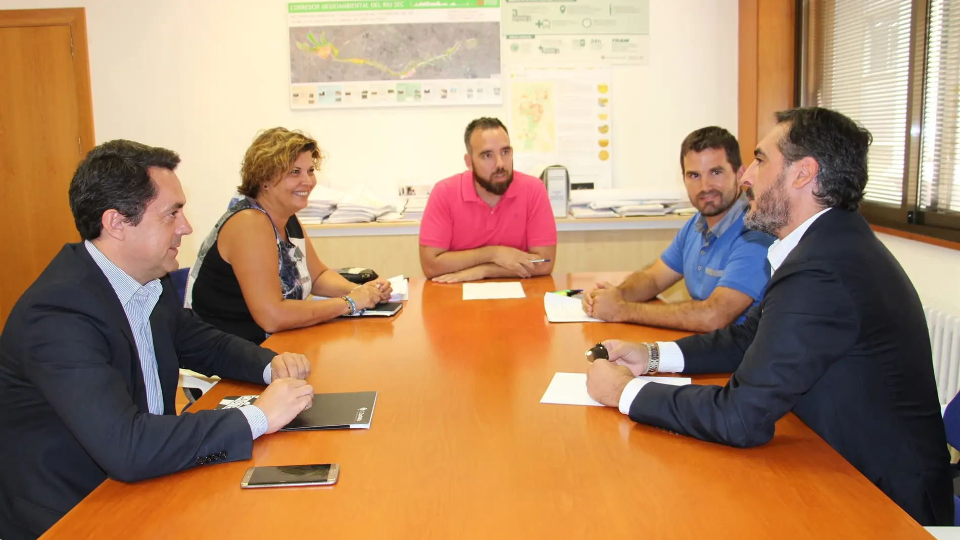 Reunión entre el Ayuntamiento y el CD Castellón