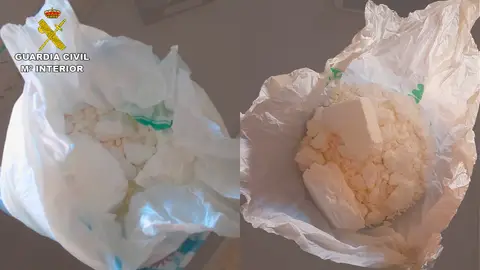 Droga incautada por la Guardia Civil Droga incautada por la Guardia Civil
