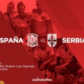 Partido Fútbol Femenino España Serbia