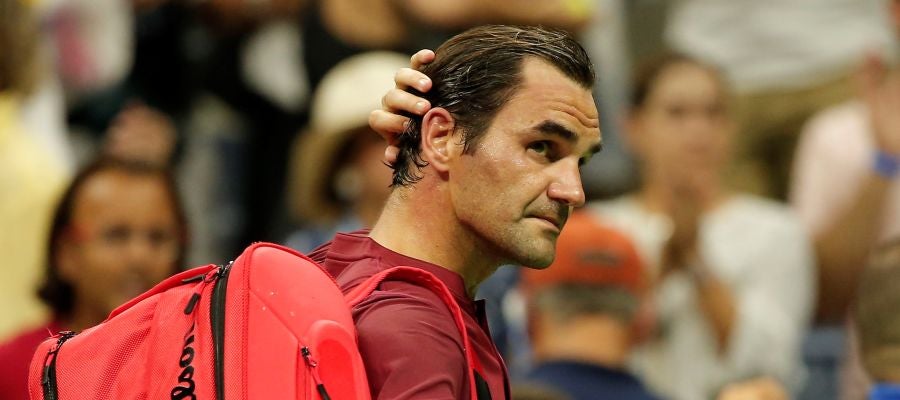Federer dice adiós al US Open en octavos de final Federer dice adiós al US Open en octavos de final