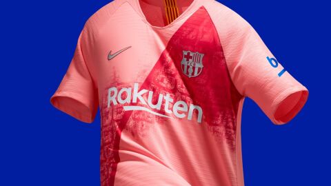Tercera equipaci&oacute;n del F.C Barcelona para la temporada 18-19