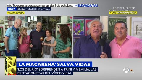 La emotiva respuesta de Los del R&iacute;o a las protagonistas del v&iacute;deo viral del masaje cardiaco al ritmo de 'La Macarena'