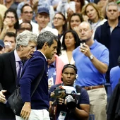 Carlos Ramos y Serena Williams, durante la final del US Open Carlos Ramos y Serena Williams, durante la final del US Open