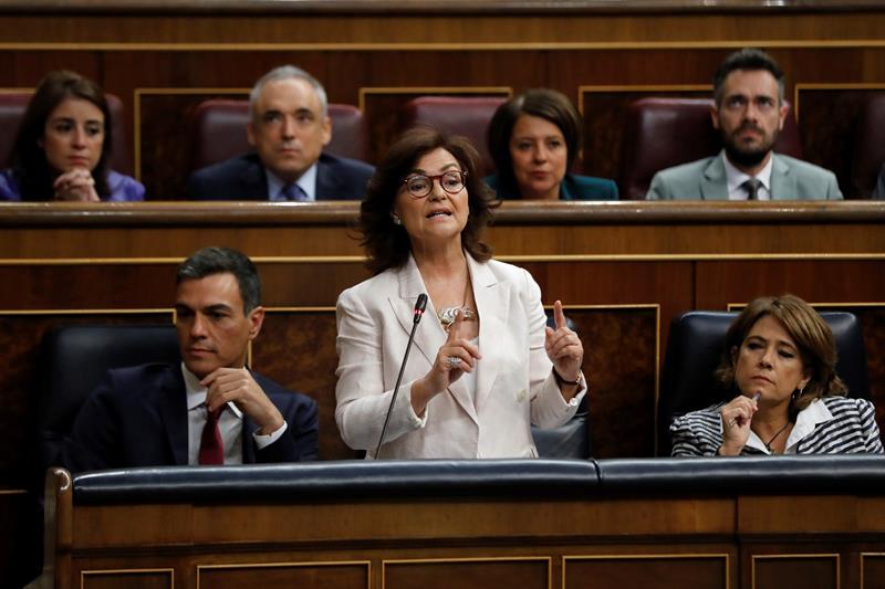 Calvo pide tranquilidad a los trabajadores de Navantia y defiende la actuación del Gobierno en los contratos con Arabia Calvo pide tranquilidad a los trabajadores de Navantia y defiende la actuación del Gobierno en los contratos con Arabia