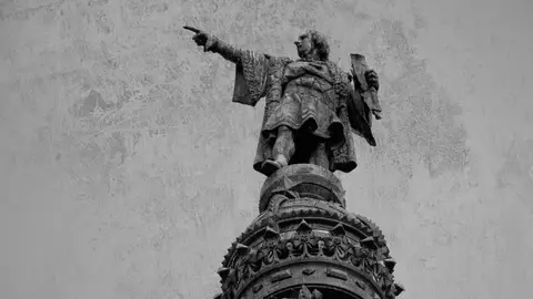 Estatua de Colón en Barcelona Estatua de Colón en Barcelona