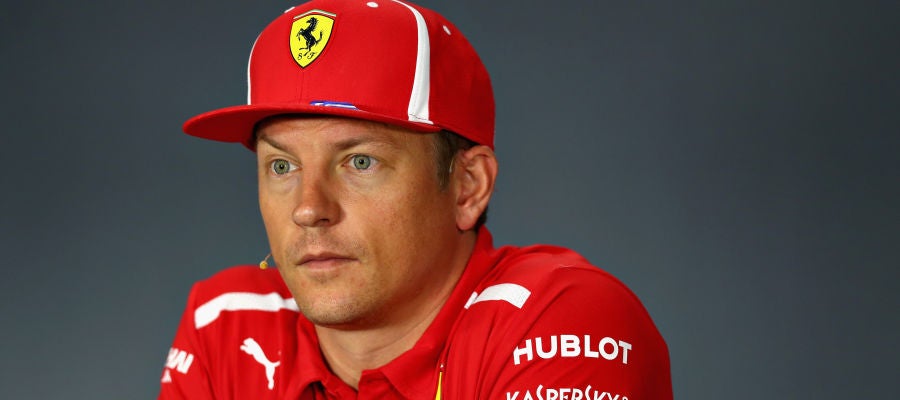 Kimi Raikkonen, en rueda de prensa Kimi Raikkonen, en rueda de prensa