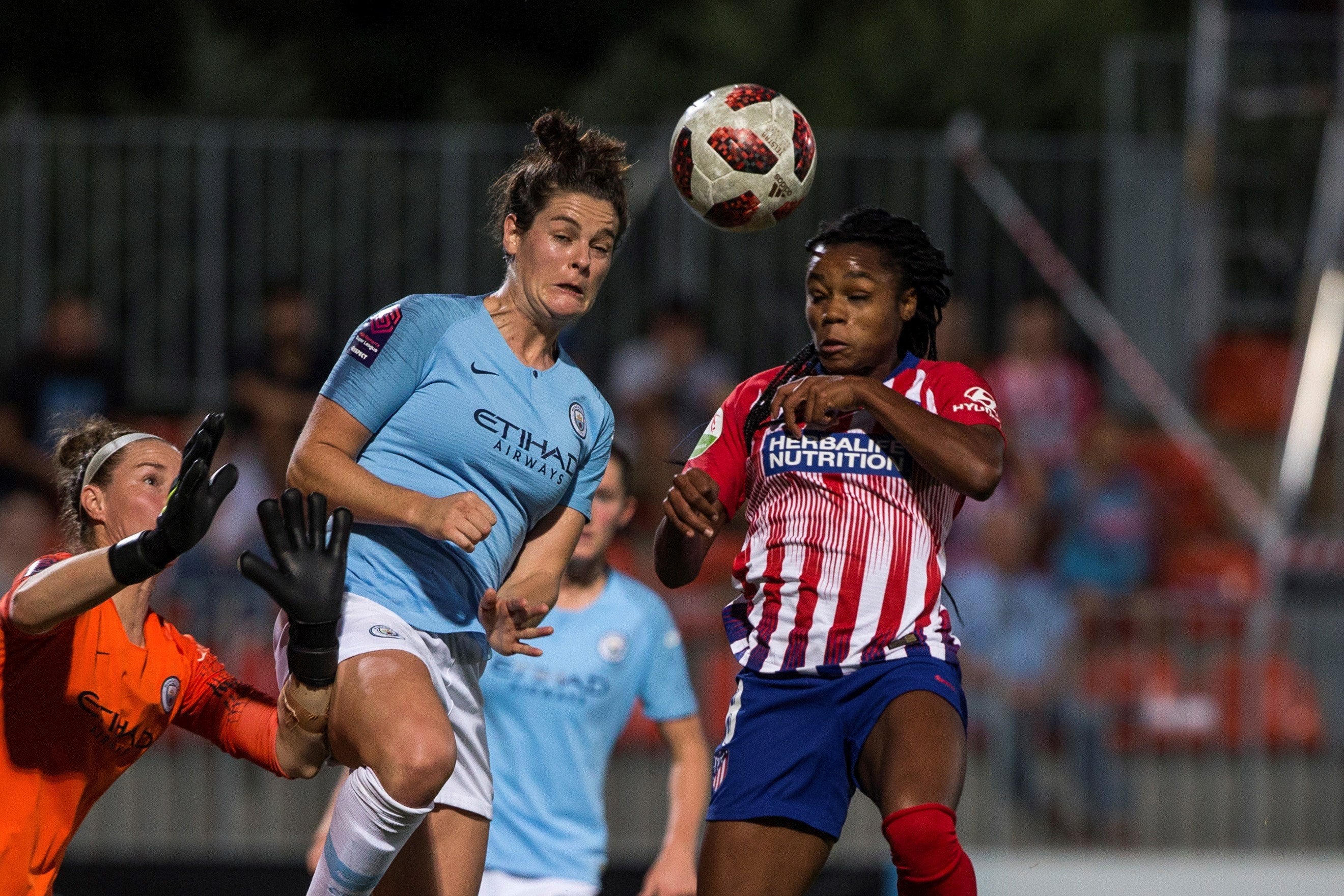 Kenti Robles premia al Atlético de Madrid y le da esperanzas frente al Manchester City Kenti Robles premia al Atlético de Madrid y le da esperanzas frente al Manchester City