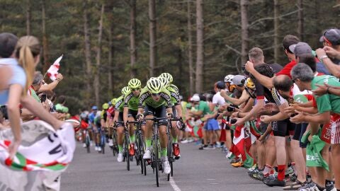 Momento de la etapa 18 de la Vuelta