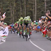 Momento de la etapa 18 de la Vuelta Momento de la etapa 18 de la Vuelta
