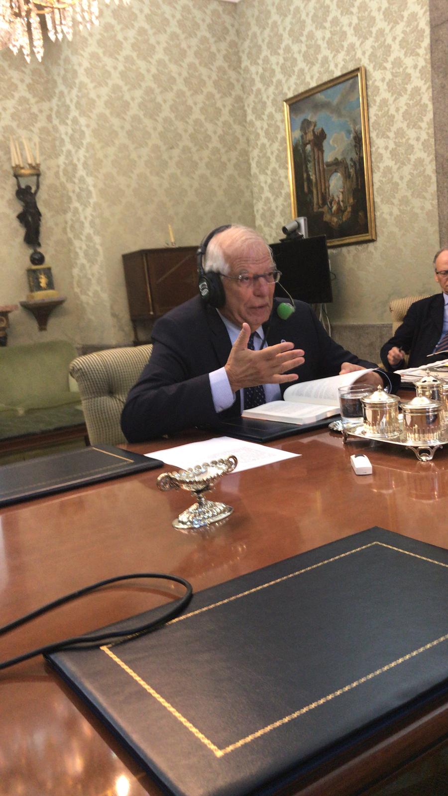 Josep Borrell: "El presidente no puede asistir impasible a que le acusen de algo que es grave, si fuera cierto" Josep Borrell: "El presidente no puede asistir impasible a que le acusen de algo que es grave, si fuera cierto"