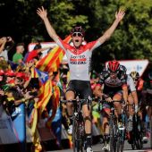 El ciclista belga Jelle Wallays se impone vencedor de la decimoctava etapa de la Vuelta 