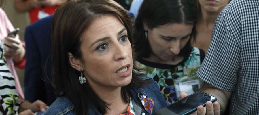 La portavoz del PSOE en el Congreso, Adriana Lastra La portavoz del PSOE en el Congreso, Adriana Lastra
