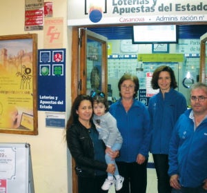 Administración de Villanueva de los Infantes que repartió el primer premio Administración de Villanueva de los Infantes que repartió el primer premio