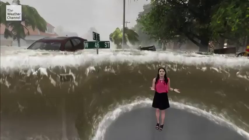 El increíble vídeo que muestra cómo podrían ser los efectos más devastadores del huracán Florence El increíble vídeo que muestra cómo podrían ser los efectos más devastadores del huracán Florence