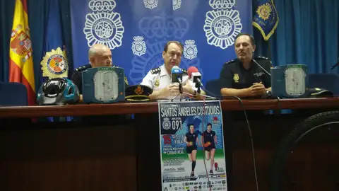 Miguel Rufino durante la presentación de la Carrera Solidaria Miguel Rufino durante la presentación de la Carrera Solidaria