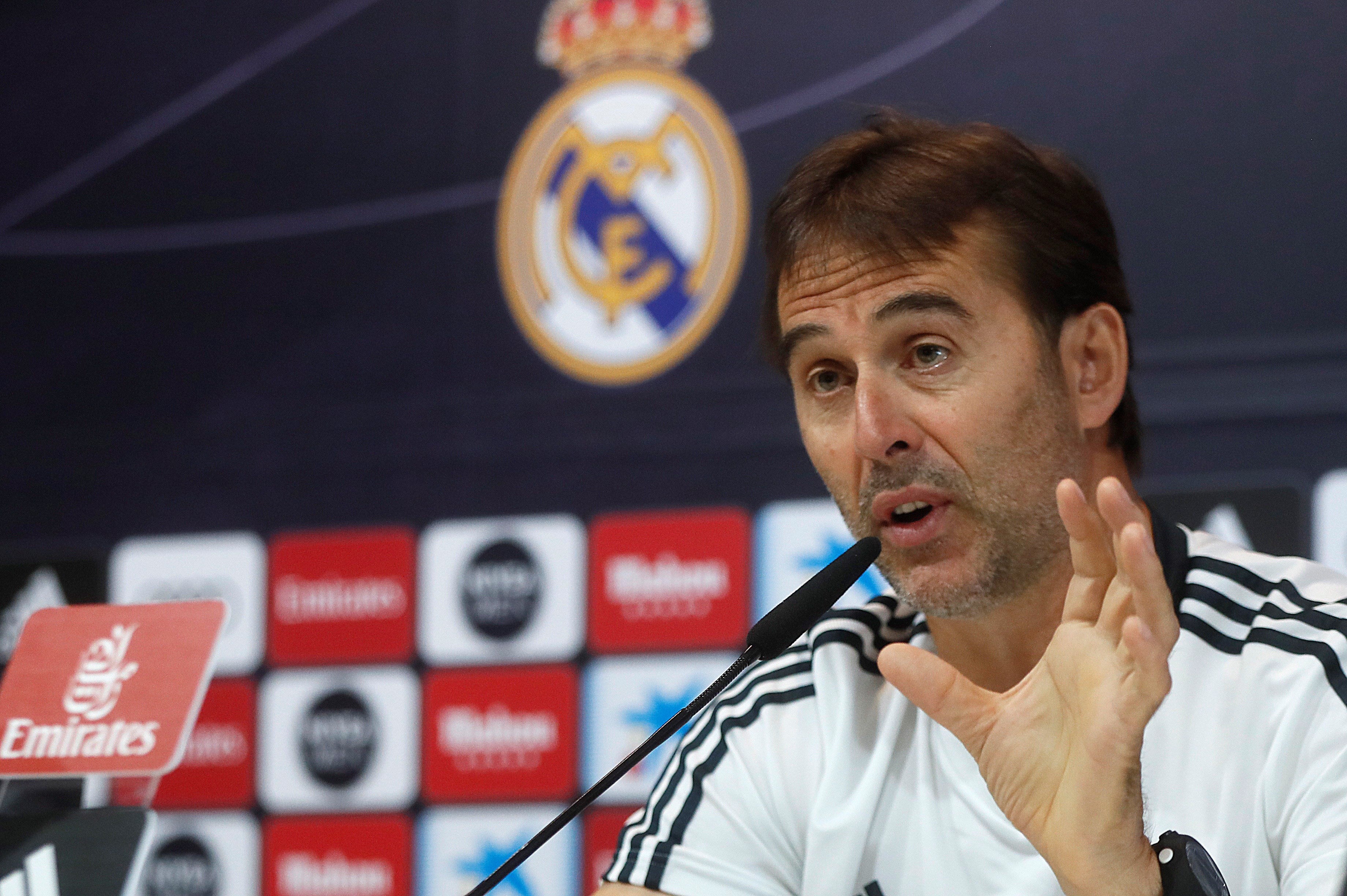 Lopetegui, en contra del Girona-Barça en Miami: "Todos deben jugar en los mismos campos" Lopetegui, en contra del Girona-Barça en Miami: "Todos deben jugar en los mismos campos"