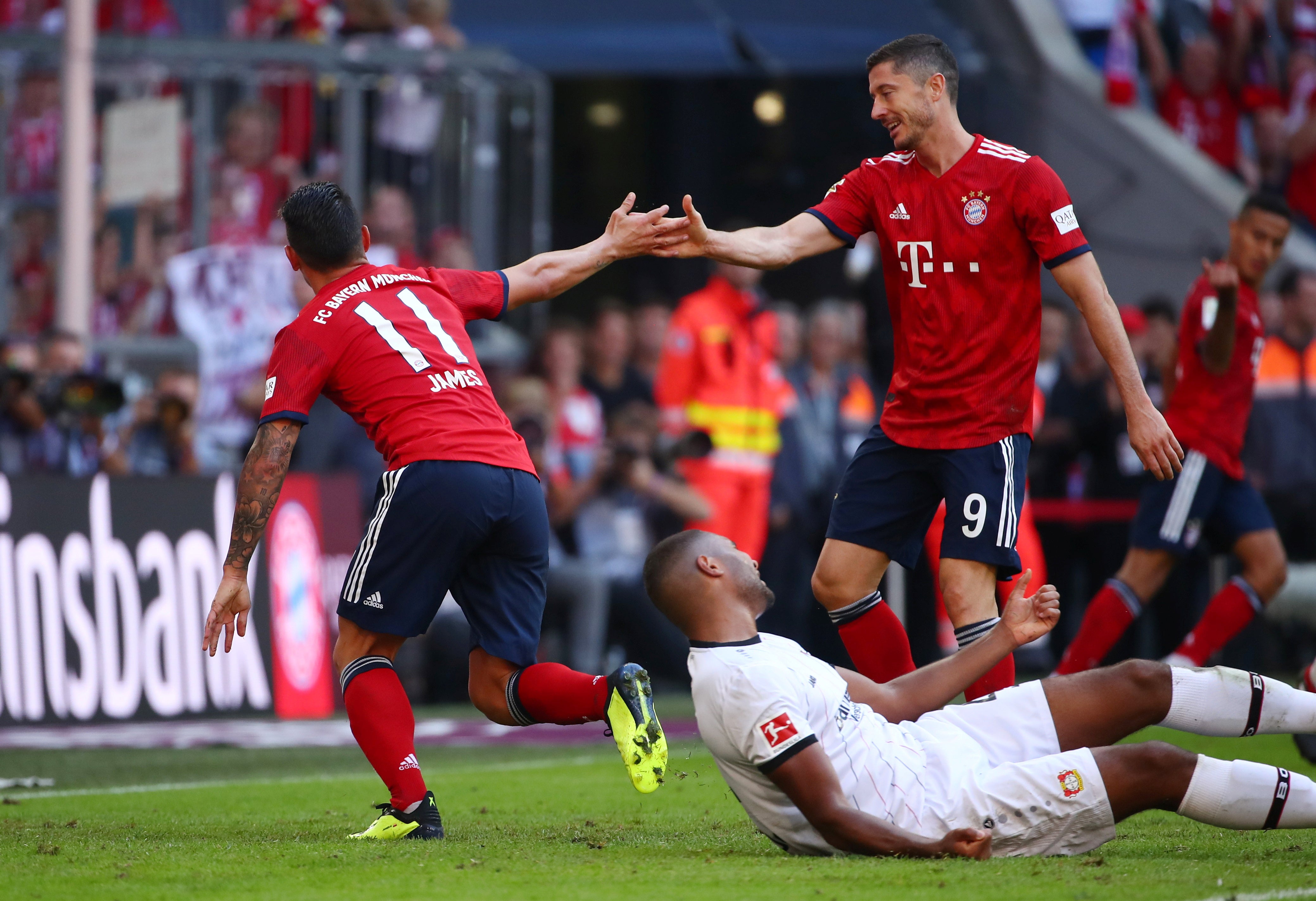 El Bayern, líder en solitario de la Bundesliga tras remontar ante el Leverkusen El Bayern, líder en solitario de la Bundesliga tras remontar ante el Leverkusen