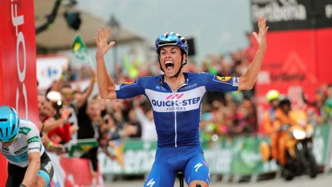 Enric Mas, ganador de la vig&eacute;sima etapa de la Vuelta 