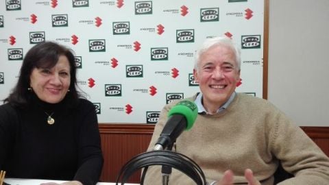 Mar&iacute;a Jos&eacute; Calder&oacute;n y Luis Beato, en Onda Cero C.Real