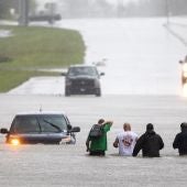 Imagen de las inundaciones consecuencia del huracán Florence en EEUU