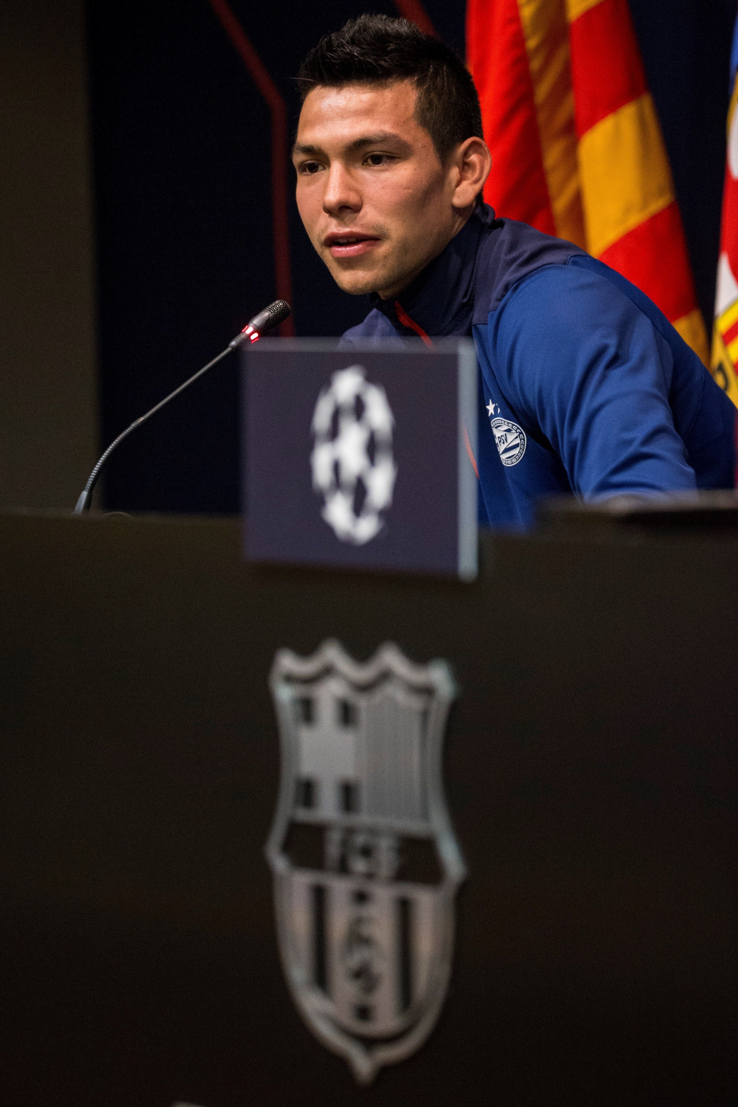 Hirving Lozano: "Sería un sueño jugar en el futuro en el Barcelona" Hirving Lozano: "Sería un sueño jugar en el futuro en el Barcelona"