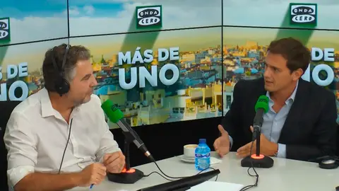 Albert Rivera en Más de uno con Carlos Alsina Albert Rivera en Más de uno con Carlos Alsina
