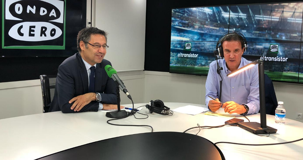 Bartomeu: "Estoy muy feliz por el pase a la final y por la salida de Rosell de prisión" Bartomeu: "Estoy muy feliz por el pase a la final y por la salida de Rosell de prisión"