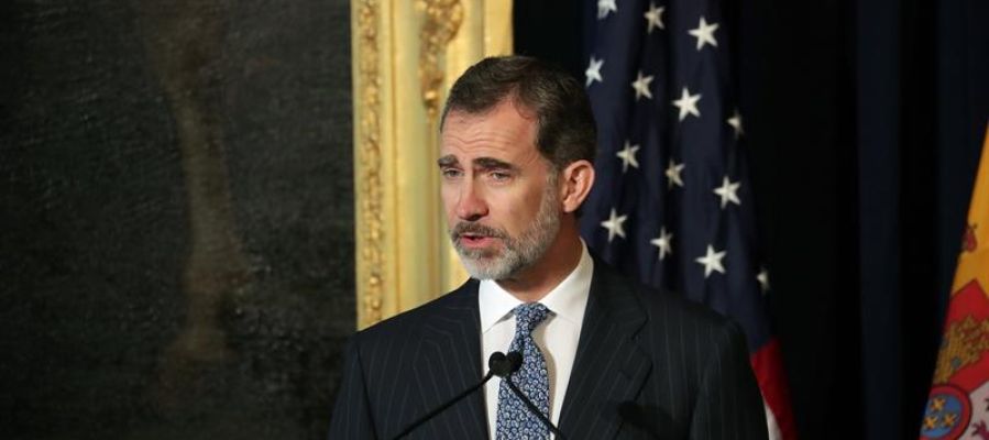 El Rey Felipe VI durante un acto El Rey Felipe VI durante un acto