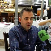 El director de la Academia del Málaga CF, Rafa Gil, en el Mesón Cantarrana El director de la Academia del Málaga CF, Rafa Gil, en el Mesón Cantarrana