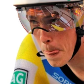 Rohan Dennis, durante una contrarreloj Rohan Dennis, durante una contrarreloj