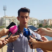 Luis Hernández, jugador del Málaga CF Luis Hernández, jugador del Málaga CF