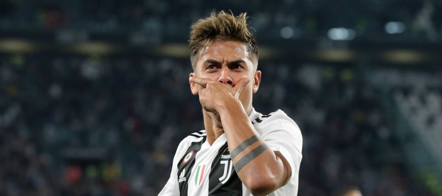 Dybala celebra un gol Dybala celebra un gol