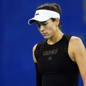 Muguruza, cabizbaja