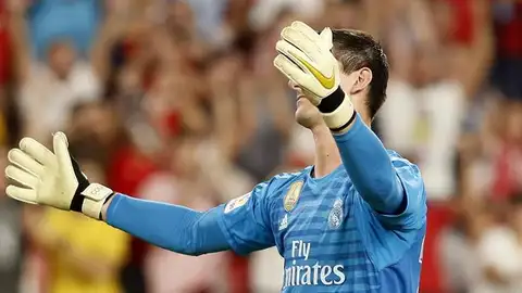 El portero del Real Madrid, Thibaut Courtois. El portero del Real Madrid, Thibaut Courtois.