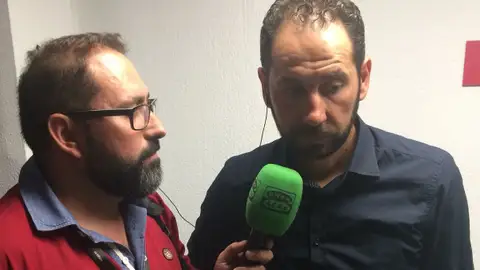 El entrenador del Sevilla, Pablo Machín. El entrenador del Sevilla, Pablo Machín.