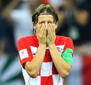 Modric, durante la final del Mundial de Rusia Modric, durante la final del Mundial de Rusia