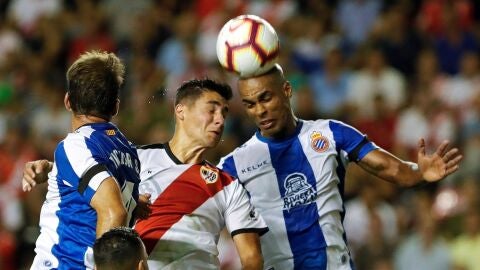 Momento del Rayo Vallecano-Espanyol